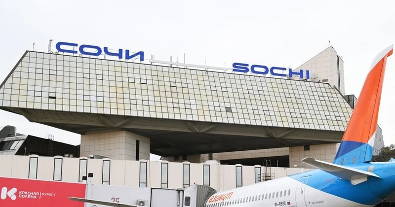 Soçi hava limanında uçuşlara müvəqqəti məhdudiyyət tətbiq edilib