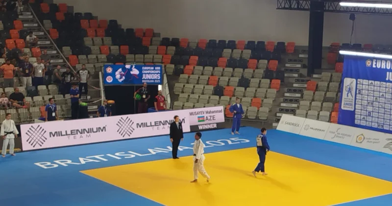 Azərbaycan cüdoçusu Avropa çempionatında finala vəsiqə qazanıb