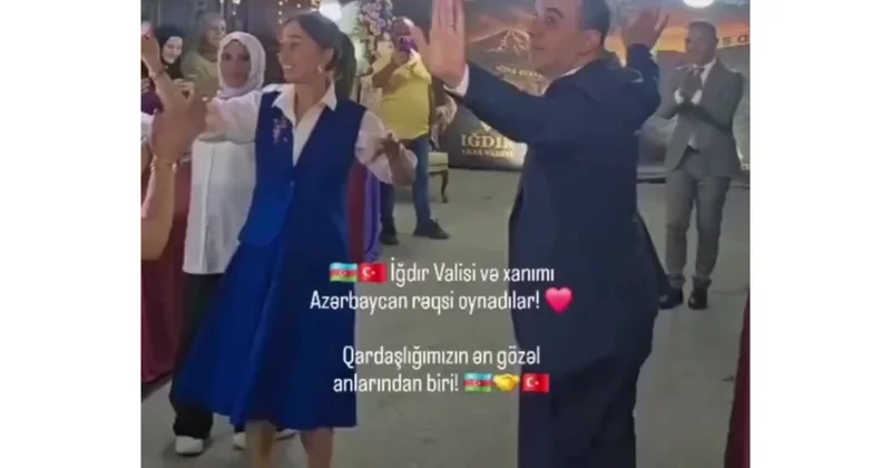 Iğdır valisi və xanımı “Qarabağ” mahnısına belə rəqs etdilər (Video)