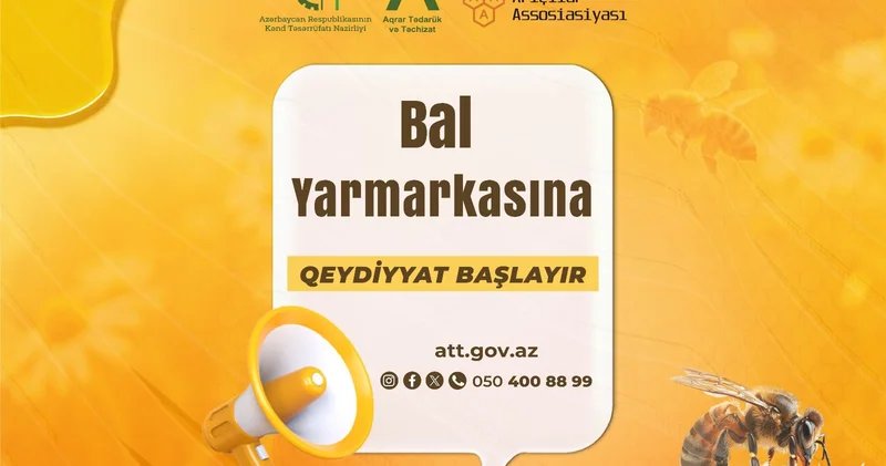 Arıçılıq Məhsullarının 26 cı Respublika Sərgi Satış Yarmarkasına qeydiyyat başlayır