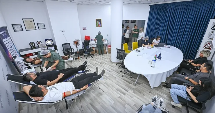 Global Media Group talassemiyalı xəstələr üçün qanvermə aksiyası keçirib FOTO VİDEO