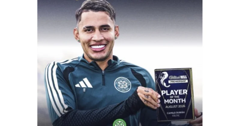 Kamilo Duran ayın futbolçusu seçildi (Foto)