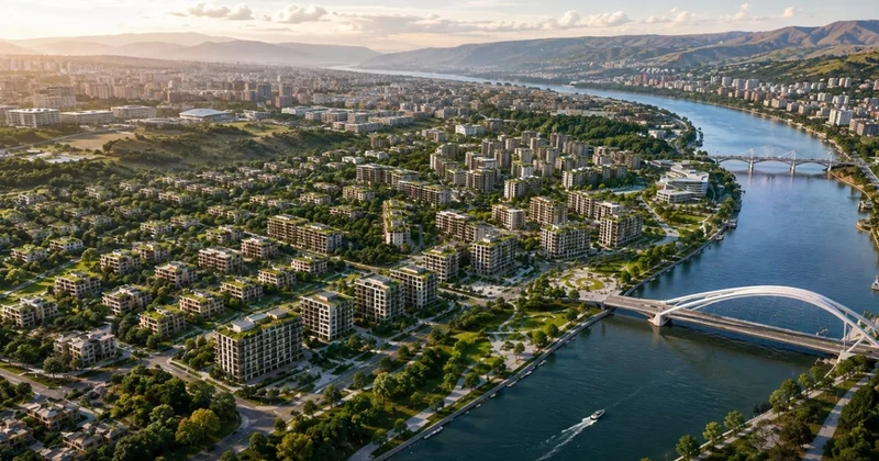 Qonşumuz 633 hektarlıq nəhəng şəhər salır 6 mindən çox ev, iki yeni körpü