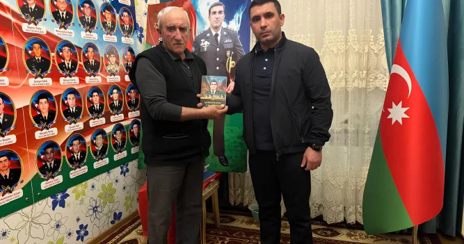 “Kəpəz” rəsmiləri şəhid ailəsini ziyarət etdi