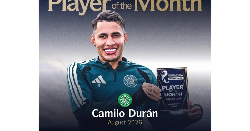 Kamilo Duran Şotlandiya çempionatında ötən ayın oyunçusu seçilib