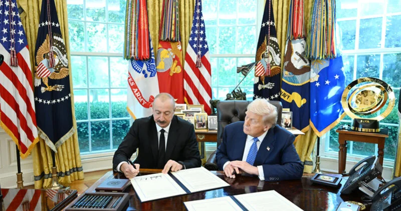 Трамп поделился статьей: Алиев произвел на нас впечатление…