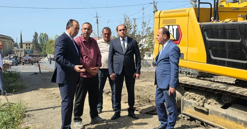 Lənkəranda kanalizasiya sistemi yenilənir FOTO