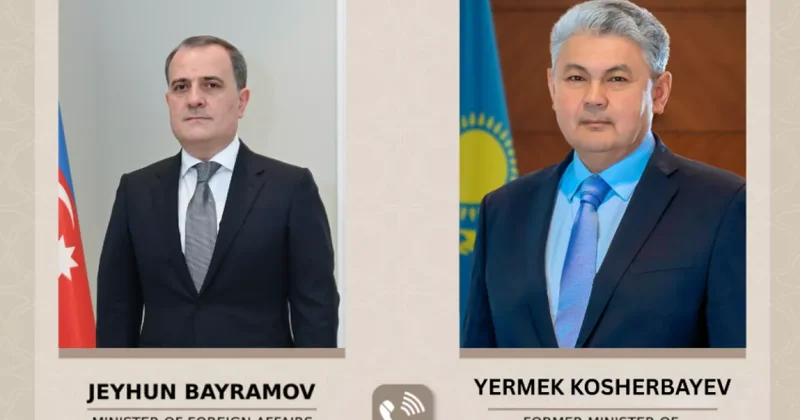 Байрамов и Кошербаев обсудили высокий уровень отношений Баку и Астаны