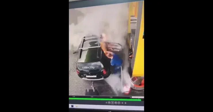 ​Son anda faciədən döndülər Sürücünün səhvi YDM i göyə sovuracaqdı + VİDEO