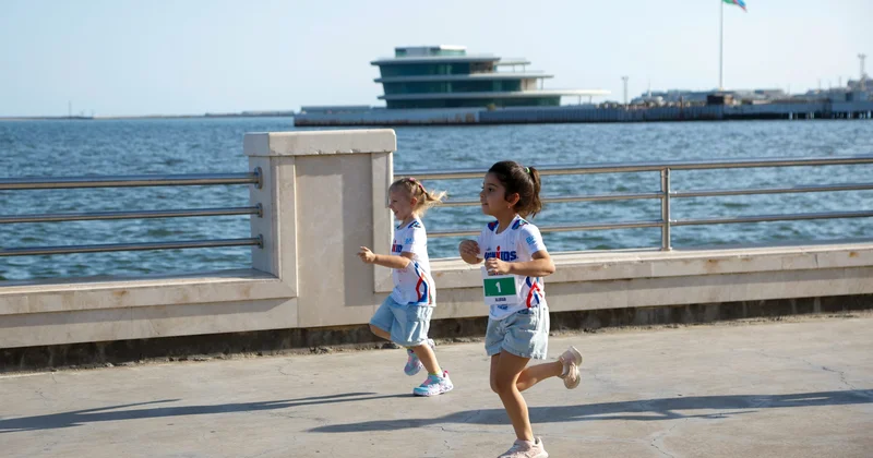 В Баку прошли забеги IRONKIDS и Fun Run в рамках Alufar IRONMAN 70.3 Baku ФОТО
