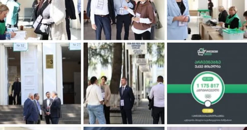 “Exit poll”un nəticələrinə görə hakim “Gürcü Arzusu” partiyası seçkilərdə qələbə qazanıb