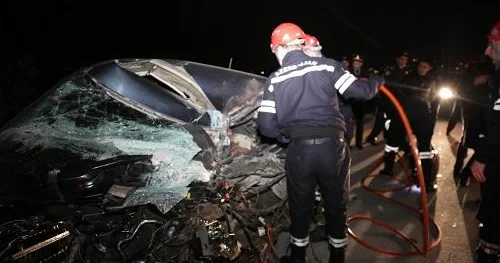 Qaraməryəm yolunda ağır qəza: iki ölü, 4 yaralı var