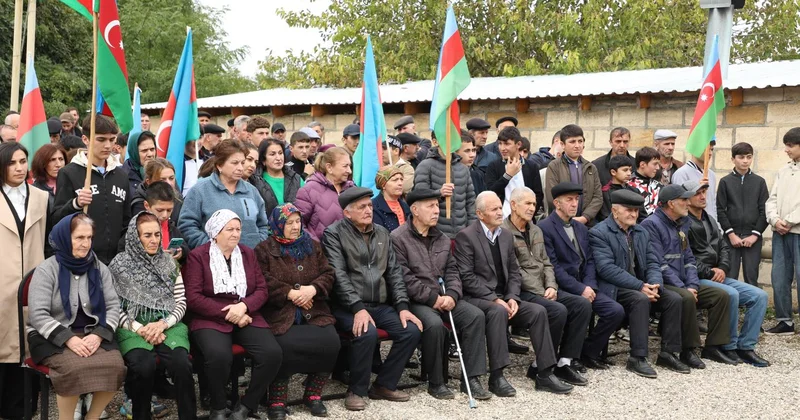 Bu kəndə ilk dəfə təbii qaz verildi