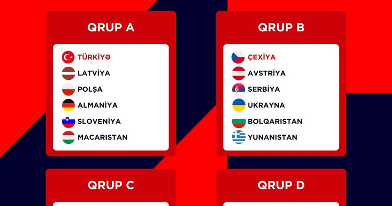 Voleybol üzrə Azərbaycan millisinin rəqibləri bəlli oldu