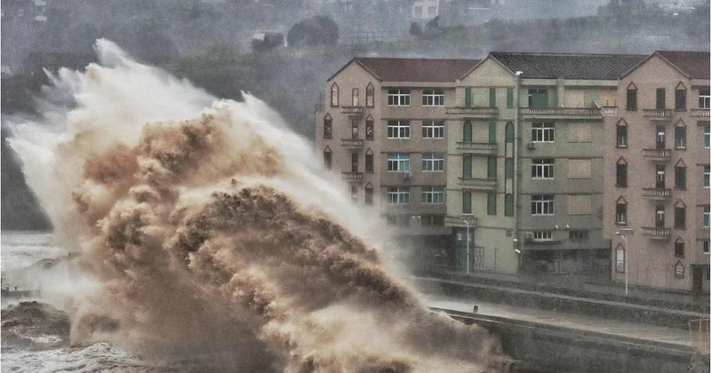 Çində tayfundan qabaq ən yüksək təhlükə səviyyəsi elan edildi