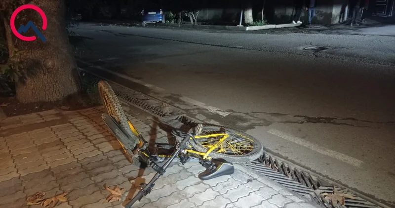 Gəncədə velosipedçini maşın vurdu Fotolar