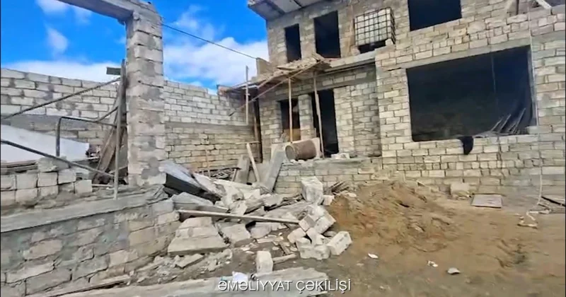 Bahar qəsəbəsində ev uçqunu: bir nəfər həyatını itirib
