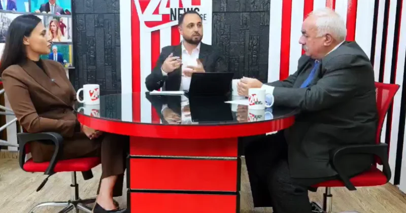 AZƏRTAC ın xüsusi müxbiri Gürcüstan televiziyasında aparılan müzakirələrə qatılıb