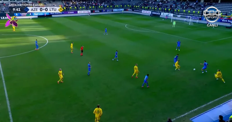 UEFA Millətlər Liqası: Azərbaycan Litva matçı başladı CANLI