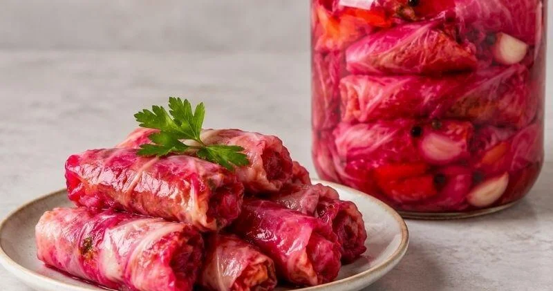 Çuğundurlu kələm turşusu resepti