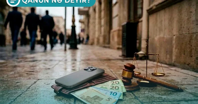 Küçədə tapılan 55 manatdan bahalı əşyanı məhkəməsiz özəlləşdirə bilməzsiniz Qanun nə deyir?