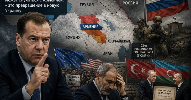 Новая Украина для Армении: кому Медведев снова показывает карту войны?