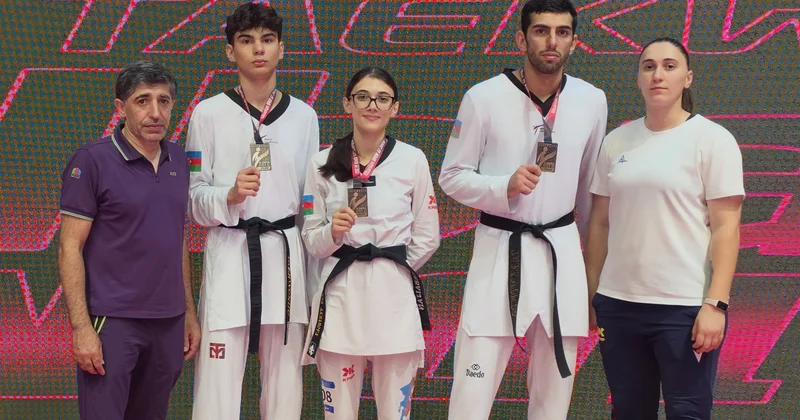 Taekvondoçularımız “Albania Open”də dörd medal qazandılar FOTO