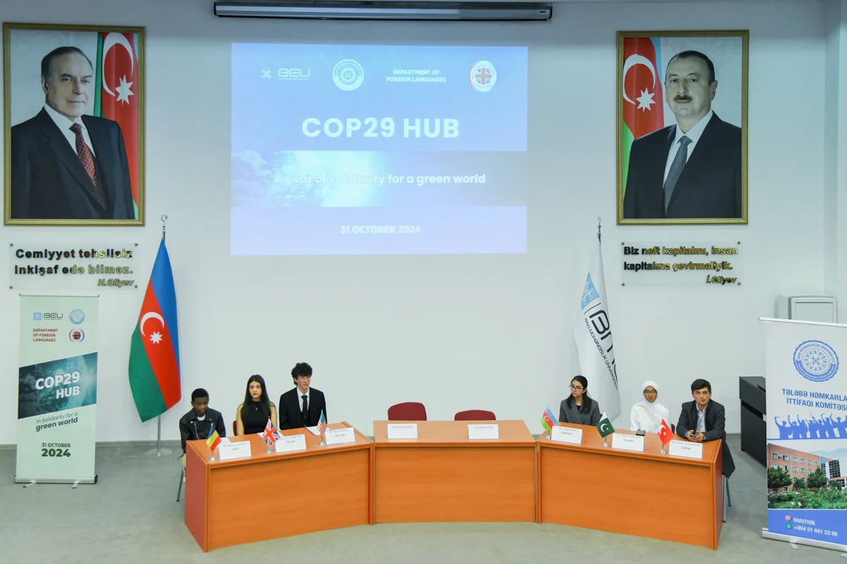 BMUda “COP29 HUB” adlı tədbir keçirilib