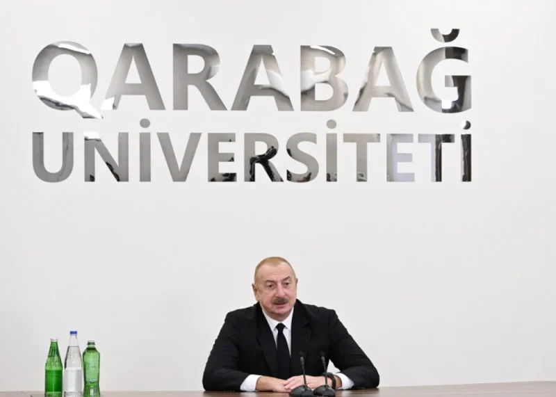 Prezidentin Qarabağ Universitetindəki çıxışı TAM MƏTN VİDEO