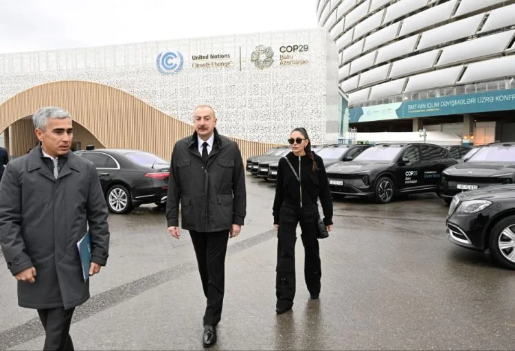 Prezident və xanımı Bakı Olimpiya Stadionunda oldu FOTO