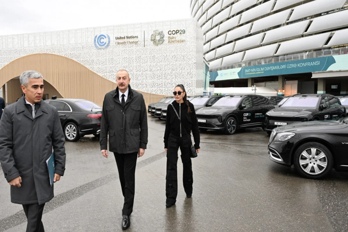 Prezident və xanımı Bakı Olimpiya Stadionunda oldu YENİLƏNİB