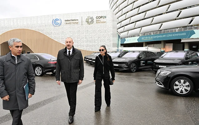 Prezident və xanımı Bakı Olimpiya Stadionunda Video Fotolar Yenilənib