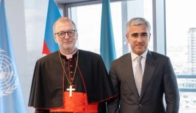 Vatikan rəsmisi ilə Heydər Əliyev Fondunda görüş keçirilib FOTO Doğru Xəbərlər