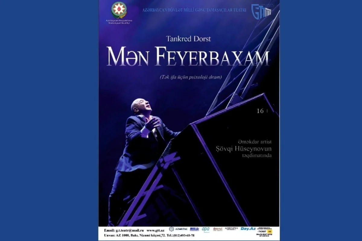 Gənc Tamaşaçılar Teatrında “Mən Feyerbaxam”ın premyerası keçirilibVİDEO