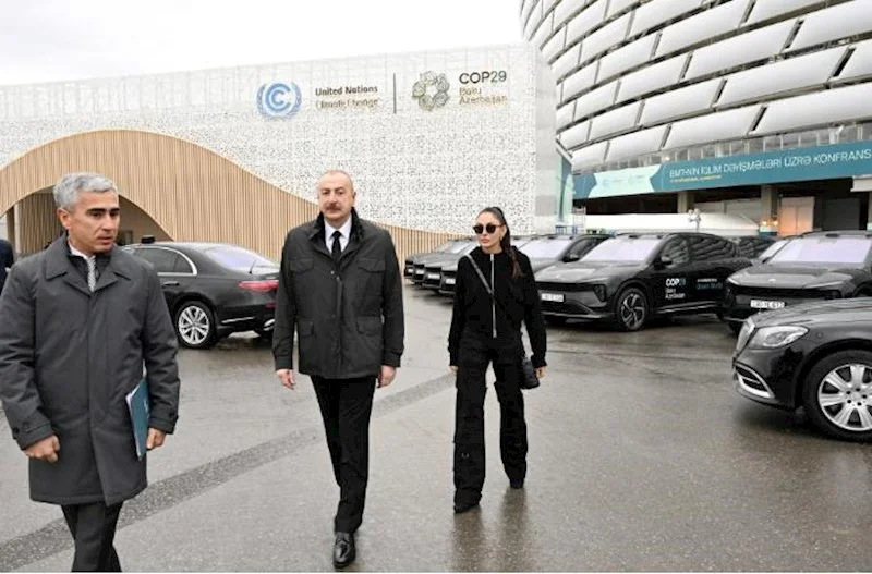 Prezident Bakı Olimpiya Stadionunun ərazisində yaradılan şəraitlə tanış olub Yenilənib + Fotolar