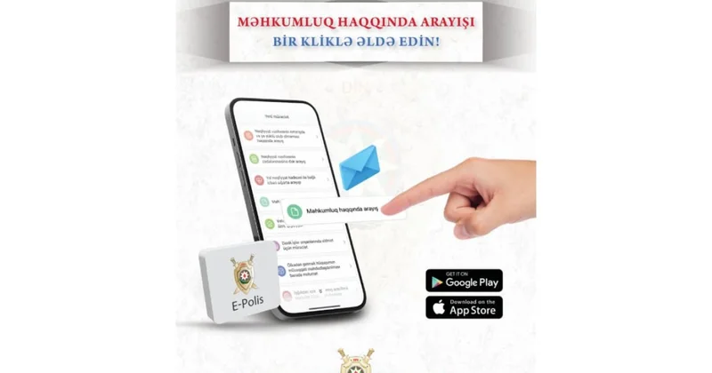 Məhkumluq arayışını bir kliklə əldə edə bilərsiniz! DİN dən yenilik (VİDEO)