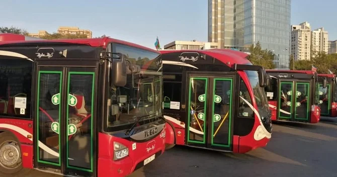 Avtobusdan istifadə edənlərin NƏZƏRİNƏ! marşrutların hərəkət sxemi...