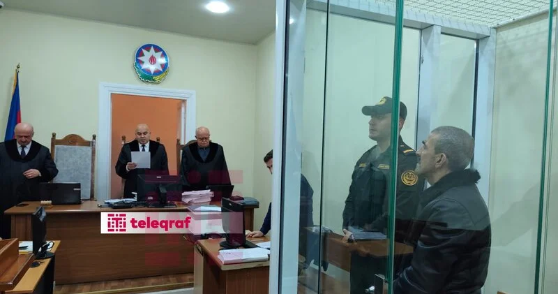 90 cı illərdə banda təşkil edərək ağır cinayətlər törətmiş Xalid Tağıyevə hökm oxundu FOTO