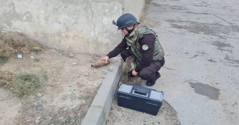 Sumqayıtda sursat tapılıb VİDEO