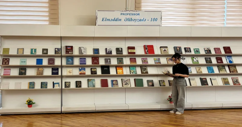 Milli Kitabxanada “Professor Elməddin Əlibəyzadə 100” adlı sərgi açılıb