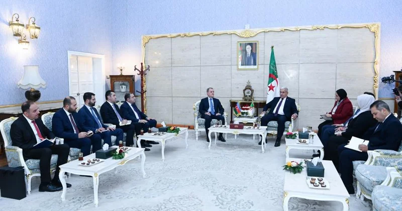 Ceyhun Bayramov Əlcəzair Xalq Milli Assambleyasının sədri ilə görüşüb