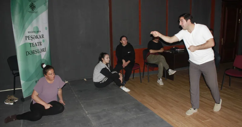 Füzuli Teatrında peşəkar teatr dərsləri