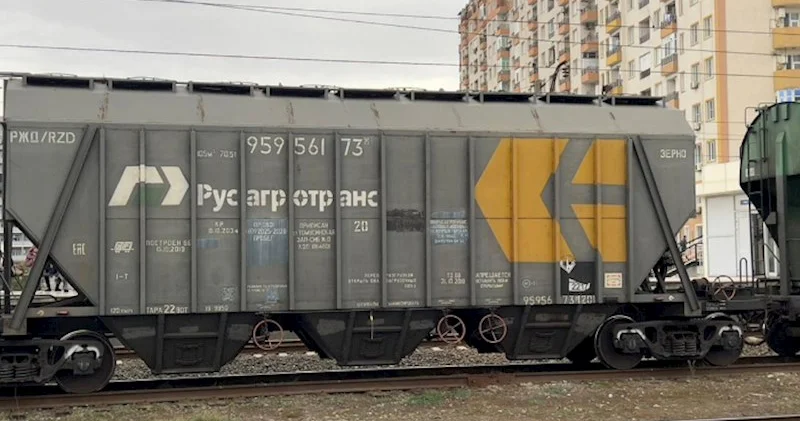 Buğda yüklü qatar Azərbaycandan keçib Ermənistana getdi VİDEO/FOTOLAR