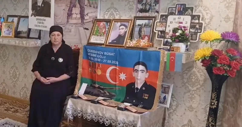Şəhid anası: Büsatın bayrağa, Vətənə olan sevgisi sonsuz idi