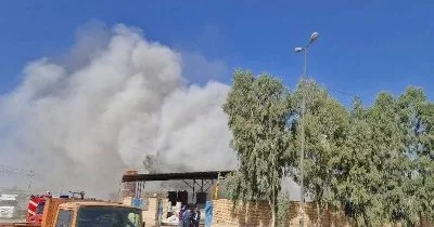 İranın mərkəzindəki neft zavodunda güclü yanğın baş verib