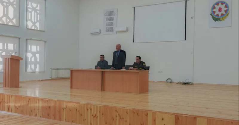 Fövqəladə Hallar Nazirliyi tərəfindən silsilə maarifləndirmə tədbirləri keçirilib