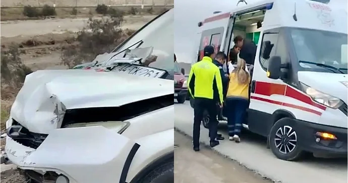 Lökbatan yolunda qəza: Üç maşın toqquşdu, bir nəfər yaralandı VİDEO