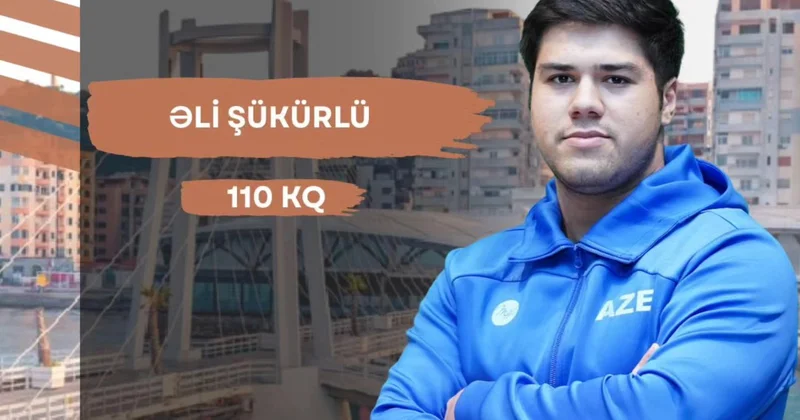 Ağırlıqqaldıranımız Əli Şükürlü Avropa birinciliyində 6 cı yeri tutub