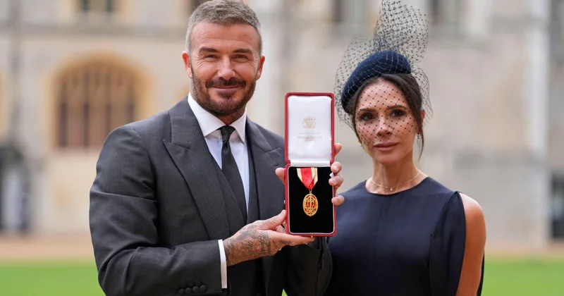 Давид Бекхэм стал рыцарем Minval Politika