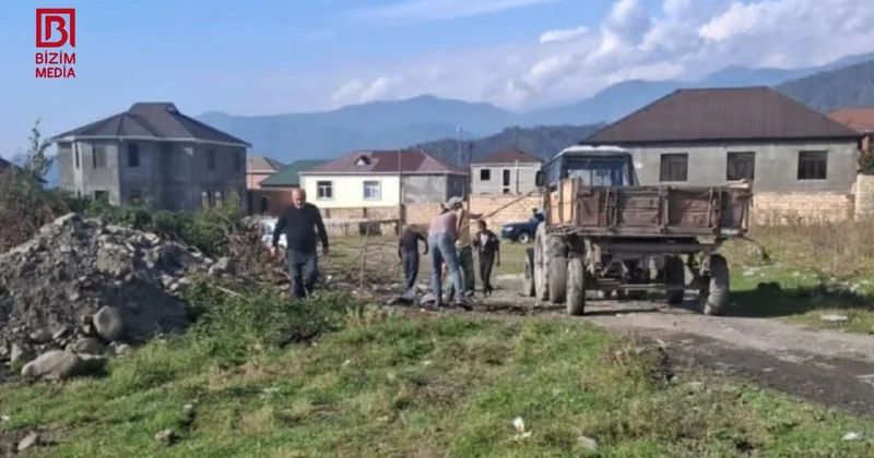 Bu küçədə də səliqə sahman yarandı FOTO